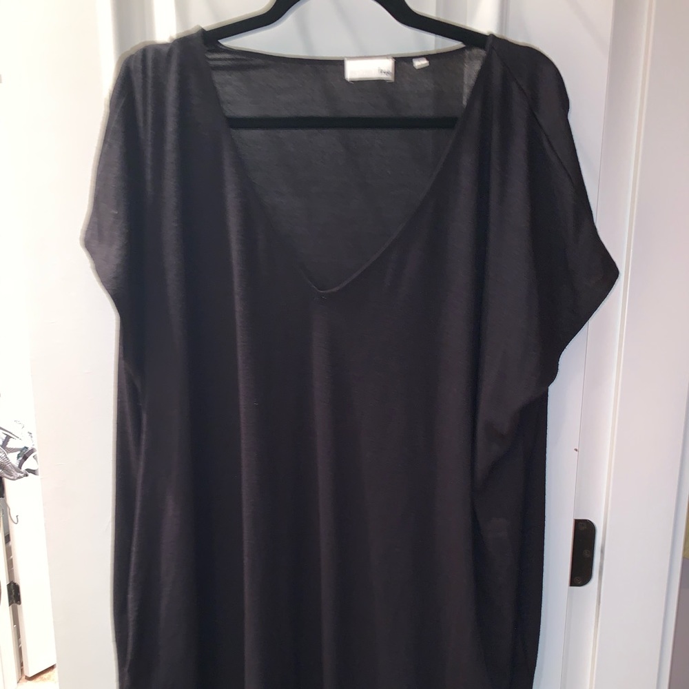 Wilfred Free black v-neck dress